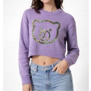 NWT Teddy Fresh Sequin Crewneck Sweater